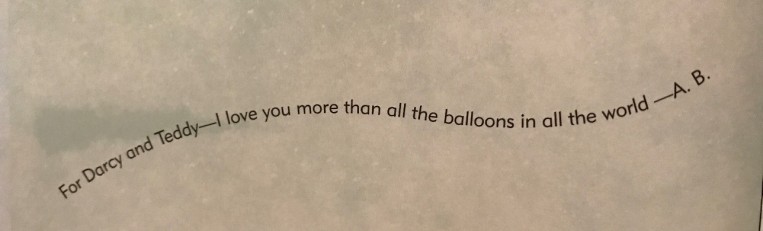 balloon dedication